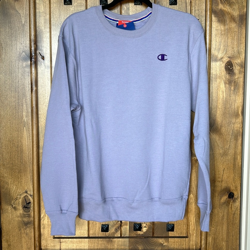 Oversized Champion crew neck sweatshirt